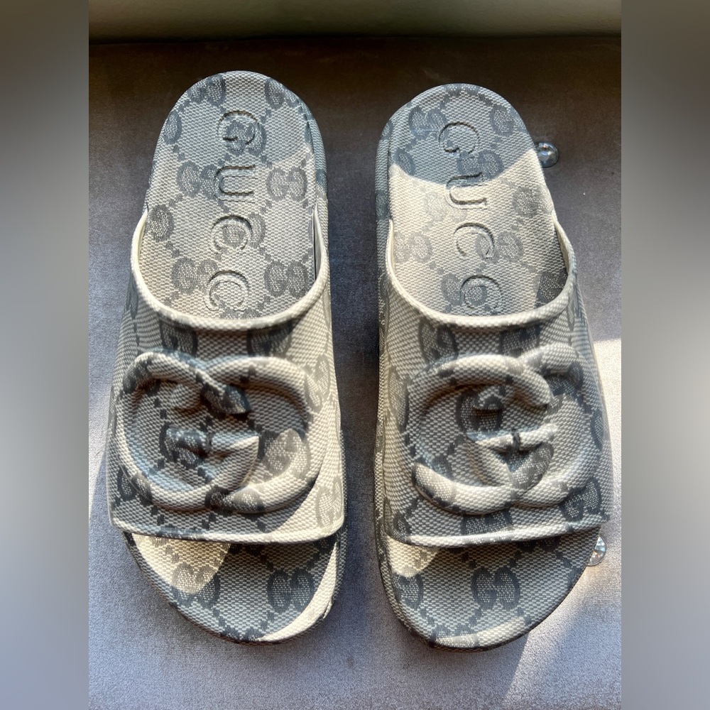 Gucci Platform Sandals With Interlocking G